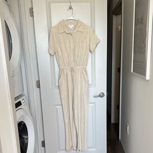 Women's Cream Jumpsuit